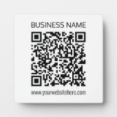 Maak onmiddellijk een zakelijke QR-code en bewerkb Fotoplaat (Voorkant)