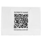 Maak onmiddellijk een zakelijke QR-code en bewerkb Groot Cadeauzakje (Achterkant)