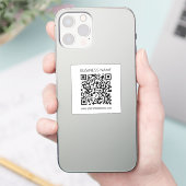 Maak onmiddellijk een zakelijke QR-code en bewerkb Sticker (Telefoon)