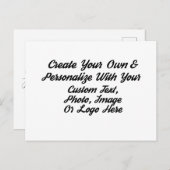 Maak op maat gemaakte "Save The Date"-kaarten met  Briefkaart (Voorkant / Achterkant)