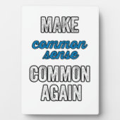 Maak opnieuw gemeenschappelijk gevoel fotoplaat (voorkant)