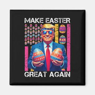 Maak Pasen Groot Again Funny Trump Konijn Lente H Magneet