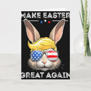 Maak Pasen Groot Again Trump Konijn Funny Vrouwen Kaart