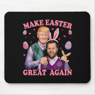 Maak Pasen weer geweldig Trump Vance Bunny Hunt Muismat
