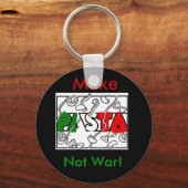 Maak Pasta geen oorlog! Sleutelhanger (Voorkant)