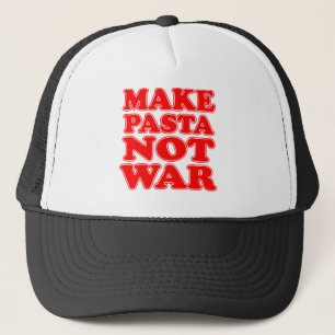 Maak pasta geen oorlog trucker pet