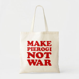 Maak Pierogi geen Canvas tas