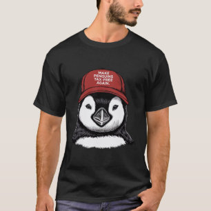 Maak pinguïn opnieuw belastingvrij - weersta pingu t-shirt