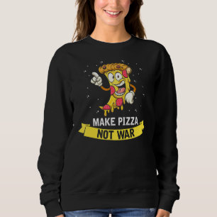 Maak pizza fastfood kaaskorst trui