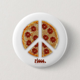 "Maak Pizza, geen oorlog" Buttonnen Ronde Button 5,7 Cm