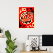 Maak Pizza, geen oorlog, Poster (Thuiskantoor)