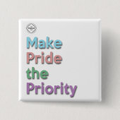 Maak Pride de Prioritaire Button (Voorkant)