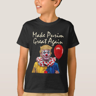 Maak Purim weer geweldig Donald Trump Purim kostuu T-shirt
