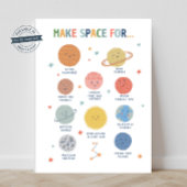 Maak ruimte voor 18x24 klaslokaal Poster