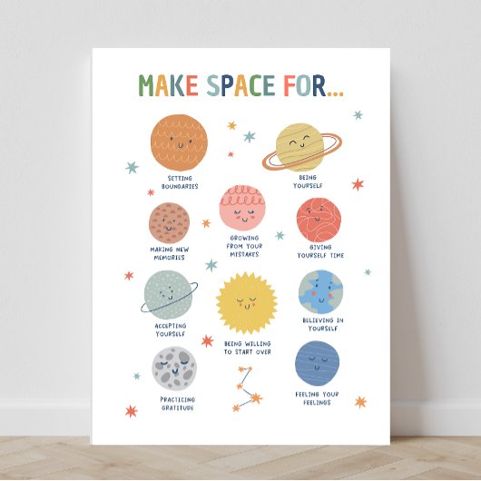 Maak ruimte voor 18x24 klaslokaal Poster