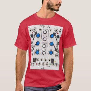 Maak ruisgeluid Wiskunde Eurorack Modular Syndrome T-shirt