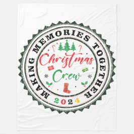 Maak samen herinneringen aan familie kerstploeg 20 fleece deken