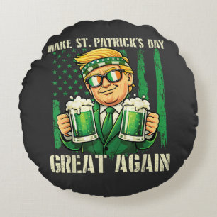 Maak St. Patrick's Dag weer groot Rond Kussen