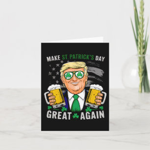 Maak St. Patrick's Day opnieuw geweldig Vlag Grapp Kaart