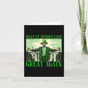 Maak St. Patrick's Day weer een grappige Trump Kaart