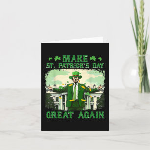 Maak St. Patrick's Day weer een grappige Trump Kaart