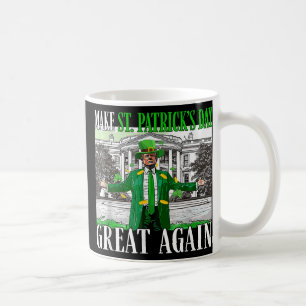 Maak St. Patrick's Day weer een grappige Trump Koffiemok