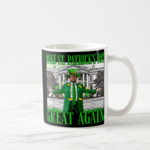 Maak St. Patrick's Day weer een grappige Trump Koffiemok