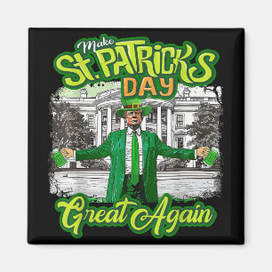 Maak St. Patrick's Day weer een grappige Trump Magneet