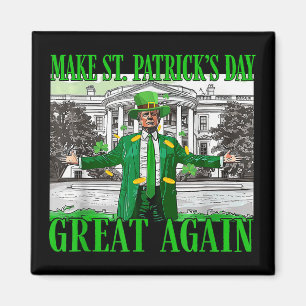 Maak St. Patrick's Day weer een grappige Trump Magneet