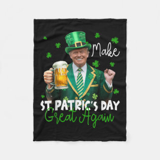 Maak St Patrick's Day weer geweldig American Shamr Fleece Deken