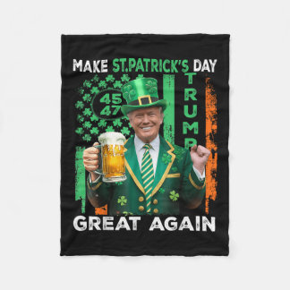 Maak St Patrick's Day weer geweldig Amerikaanse vl Fleece Deken