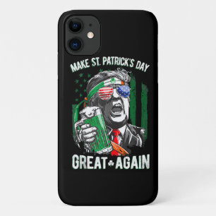 Maak St. Patrick's Day weer geweldig, grappig Trum iPhone 11 Hoesje