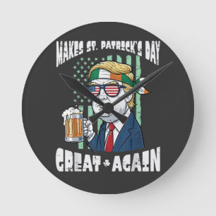 Maak St. Patrick's Day weer geweldig Heilige Paddy Ronde Klok