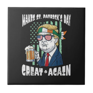 Maak St. Patrick's Day weer geweldig Heilige Paddy Tegeltje