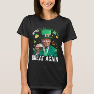 Maak St. Patrick's Day weer geweldig Ierse Leprech T-shirt