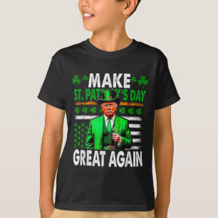 Maak St Patrick's Day weer geweldig Irish American T-shirt