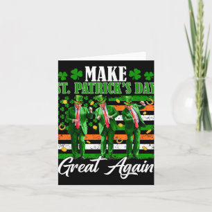 Maak St Patrick's Day weer geweldig Trump Dancing Kaart