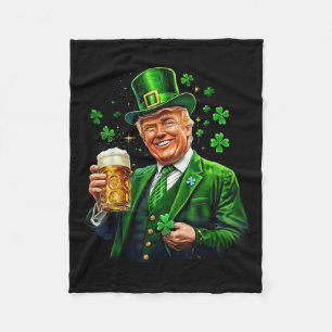 Maak St Patrick's Day weer geweldig Trump Iers Ame Fleece Deken