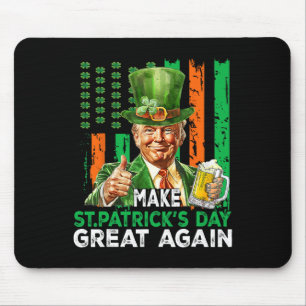 Maak St. Patrick's Day weer groot, grapje Trump ma Muismat