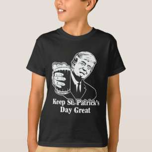 Maak St. Patrick's Day weer groot, grappig Trump m T-shirt