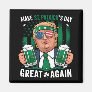 Maak St. Patrick's Day weer groot Iers Trump Magneet