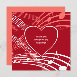 MAAK SWEET MUSIC   Heart Musical Notes   VALENTIJN