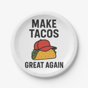 Maak taco's weer geweldig papieren bordje