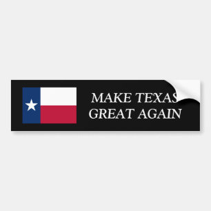MAAK TEXAS NOGMAALS GREAT IN grappige autobumper s Bumpersticker