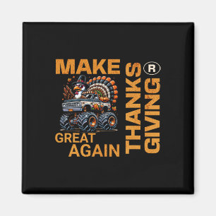 Maak Thanksgiving Groot Weer Turkije Grappig 2024 Magneet