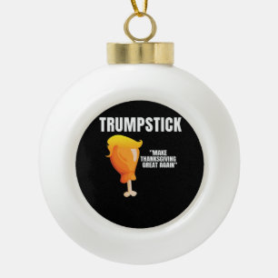 Maak Thanksgiving weer geweldig Grappig Donald Tru Keramische Bal Ornament