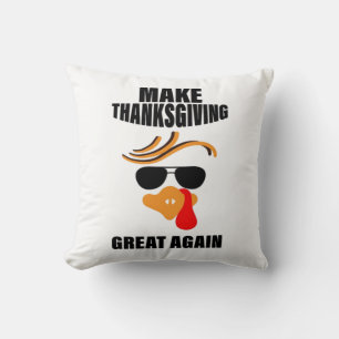 Maak Thanksgiving weer geweldig, Grappig Turkije G Kussen