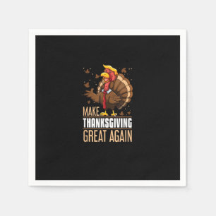 Maak Thanksgiving weer geweldig Grappig Turkije Tr Servet