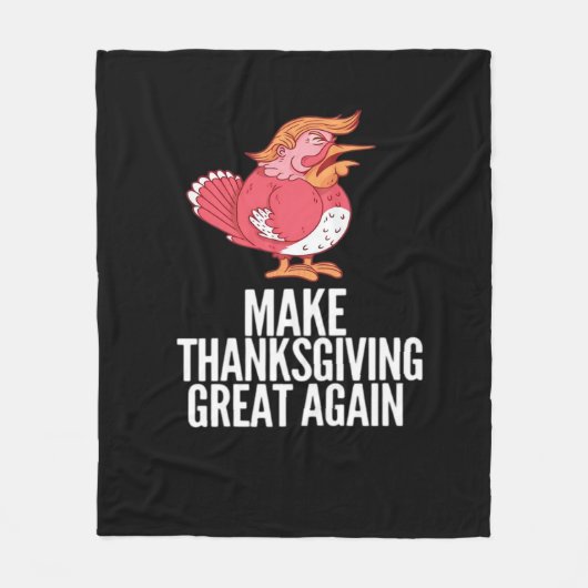 Maak Thanksgiving weer geweldig Trumpkin - Basic P Fleece Deken (Voorkant)