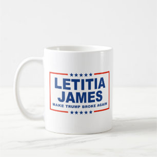 Maak Trump weer kapot - Letitia James Koffiemok